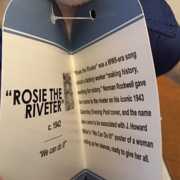 Rosie the Riveter Doll and Lip Balm NWT - Picture 3 of 6